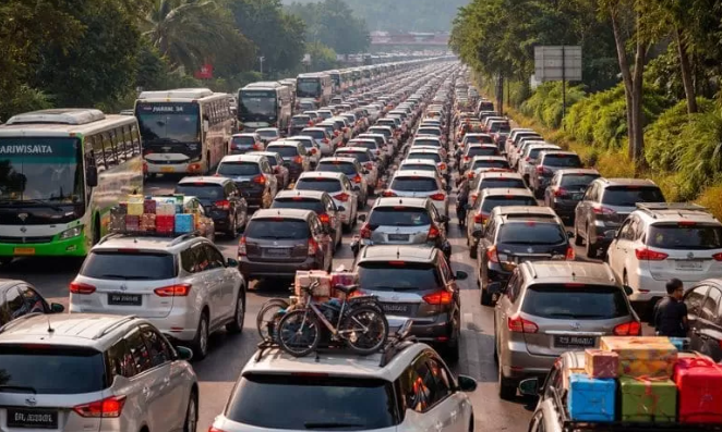 Sejumlah Titik di Bogor Alami Macet Parah