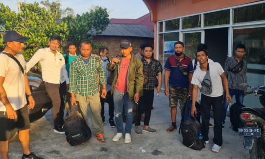 Polres Bengkalis Berhasil Menangkap Migran Ilegal ke Malaysia