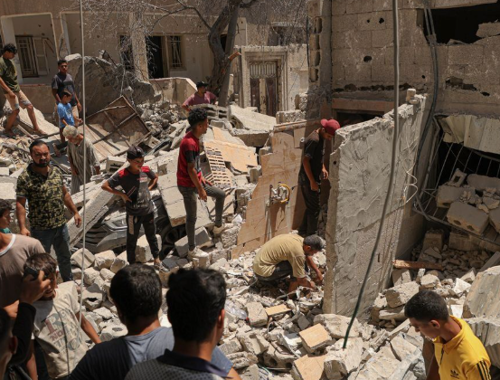 450.000 Warga Gaza Ngungsi Usai Serangan Israel
