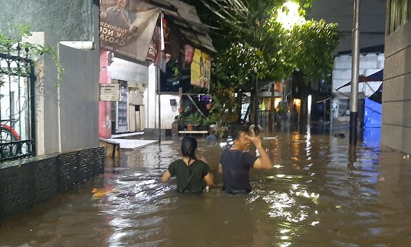 Banjir Jakarta: 120 RT Tergenang 27 Januari