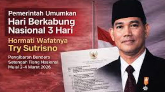 Update Hari Berkabung Nasional dan Penghormatan Try Sutrisno